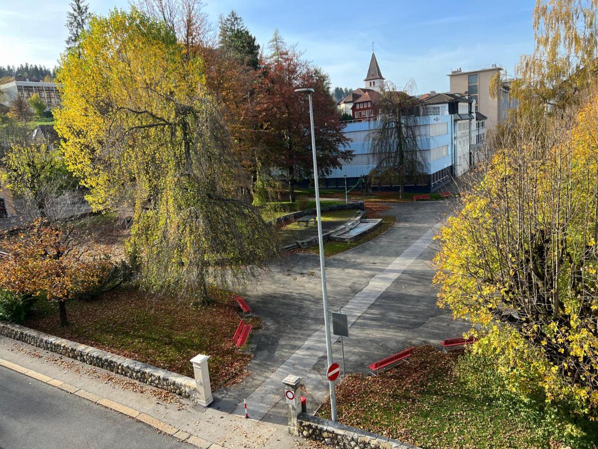 Le Locle : Bel Appartement Chaleureux Buitenkant foto